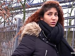 GERMAN SCOUT - LATIN Black Teenager Entice TO EYE Flipping ORGASM SEX AT PICKUP Audition