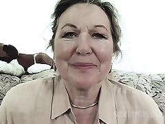 granny is crazy for firm jizm cock