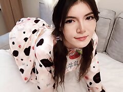 Cute neko lady was porked in all her taut slots that she had ejaculation and packed her butt with sizzling jizz