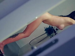 Caught my sister in law while she fuckin' with fuck stick in the shower