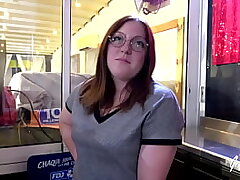 Lily has a first-ever practice with a very phat dick