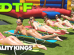 Twelve Of The Finest Superstars In The Industry Get Together In A Hefty Building For A Steamy Fuckfest - Reality Kings