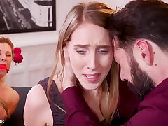 Smuggler ass-fuck fucks gf and her stepmother