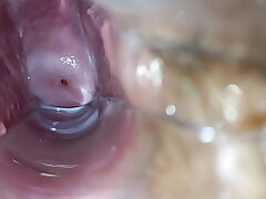 Throbbing ejaculation inside vagina