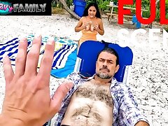 Whoa, My Super hot Af Stacked Stepsis Just Nailed Me At The Beach, Load Gargled - Serena Santos - Mypervyfamily