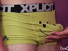 Cfnm domme jerk spunk