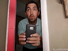 Sumptuous Exotic BBW Charlene Ward Catches and Fucks Peeping Tom
