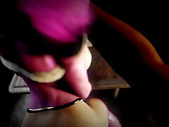 Pink Haired Slut Had an Arrangement with the Detective