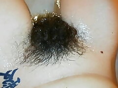 Fur covered Bush Compilation with Monstrous clitoris
