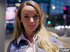 TUSHY RAW Puny Light-haired Pristine’s lil donk gets plowed rock-hard