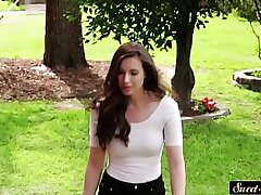 Taboo nubile gets fucked and frosted in cum