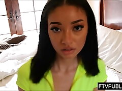 skinny amateur getting off and ejaculation