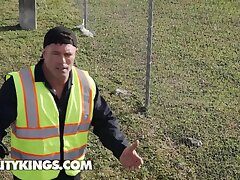 Brandy Renee Swallows The Tow Camper Driver's Chisel To Convince Him To Give Her Truck Back - REALITY KINGS