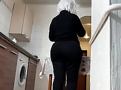 The broad hips of the elderly stepmom were thrilled for rectal romp