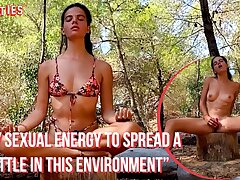 Ersties - Brown-haired Babe Likes Being Outdoors and Masturbating