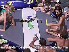 Teenie Sluts Let Random Strangers Eat Their Pussies At Horny Lake Party