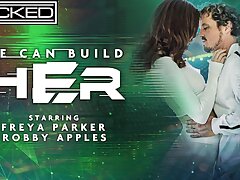 Robby Apples and Freya Parker in a futuristic fuck-fest scene