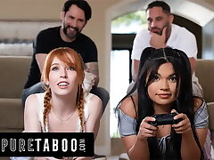 Unhappily Married Dilfs Get taller Strenuous Fantasy for Stepdaughters Madi Collins & S...