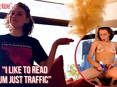 Ersties - Uber-sexy Babe Gets Off Where Everyone Can See Her