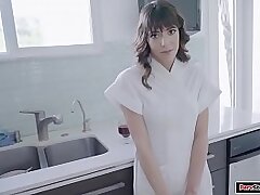 Step-mother luvs sucking her stepsons dick