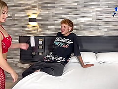 I Lure MY Manager WHEN I DO THE CLEANING AND HE Completes UP PUTTING HIS BIG COCK IN MY Gash part 1