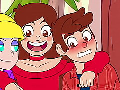 Gravity Falls Parody Cartoon Porn (Part 1): Puss Licking and Cowgirl Manhood Railing