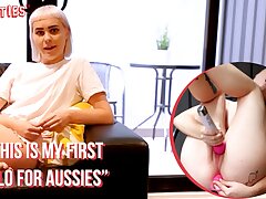 Ersties - Ash-blonde Honey Fingers Herself Before Gripping a Toy