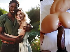 My mind-blowing BLONDE WIFE being fully broken into by NEGAO GIFTED - her new steady lover!
