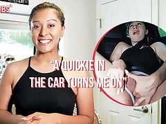 Ersties - Red-hot Babe Risks Getting Caught To Jack In a Camper