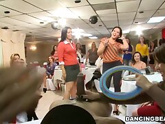 Gigantic Dick Male Strippers and a Fluffy Dancing Grizzly Entertaining Women