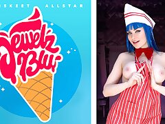 Blue-Haired Jewelz Blu Screams For Ice Testicle tonic Climax - TeamSkeet All Starlets