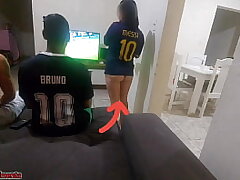 I had lovemaking with my husband's friend because of a bet, I got horny and ended up doing DP with both of them