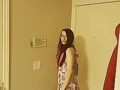 preview step daughter comes home late and horny. step dad promises not to tell step mother if she lets him fuck both her fuckholes