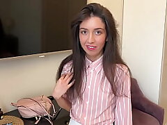 A classmate caught me milking off to her photos, but we solved this problem by having sex!
