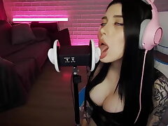 Asmr 3dio Ear Gobbling Amazingly Hot.