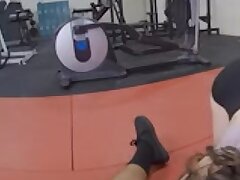 Chiseled Brunette Gianna Gem's Intimate Training