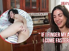 Ersties - Italian Magena likes to finger anal and vaginal