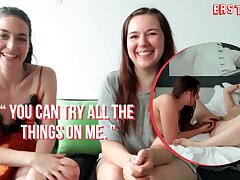 Ersties - First Girl/Girl in which Domino is softly finger-tickled by Leah