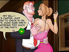 Cassie Cannons 6 The Office Wife. In front of dummy spouse gent pulverized in next room, under the desk blow cock ArtiSex4