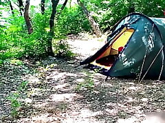 Witnessed Solo Onanism Woman While Camping