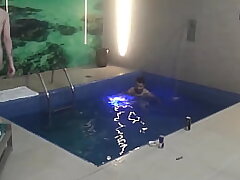 3some with mates in the hotel pool Part 3