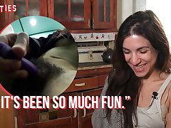 Ersties - Sizzling Dark-haired Gets Off In a Public Space