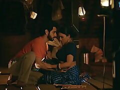 Indian super hot milf stepmother seduce her stepson and trussed him and drill in from the rear hard-core real hindi audio Indian amateur sex video.