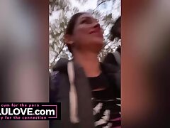 Babe records selfies at her first Halloween Horror Night HHN night at Universal Studios w/ cosplay costume make-up - Lelu Enjoy