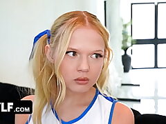 Tiny Cheerleader Coco Lovelock Has Secret G/g Crush on Her MILF Coach