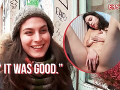 Ersties - Hot Brown-haired Maria B Uses Her Frigs To Perceive Delight