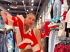 Compilation: showing my funbags in the store