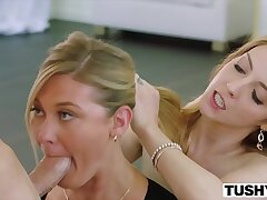TUSHY Boss Chick Tests Her Assistant's Ass-fuck Limits
