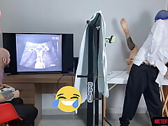 Cuckold takes wifey to clandestine gynecologist for ultrasound!