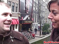 Dutch prostitute cocksucking before from the rear